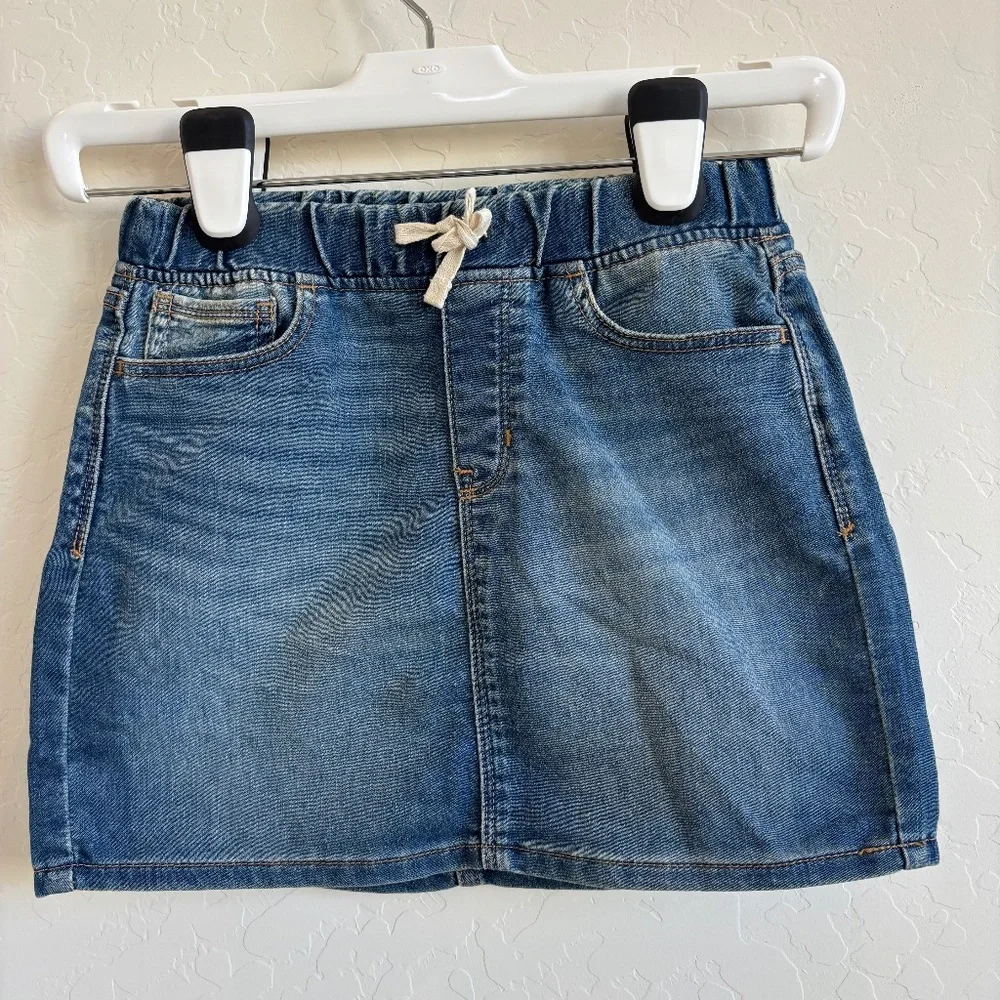 Gap denim girls mini skirt, Size L, preppy